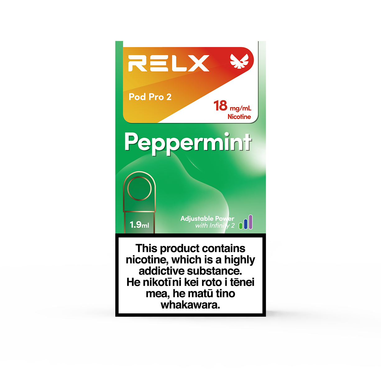 RELX POD PEPPERMINT 18MG/ML 1X1.9ML